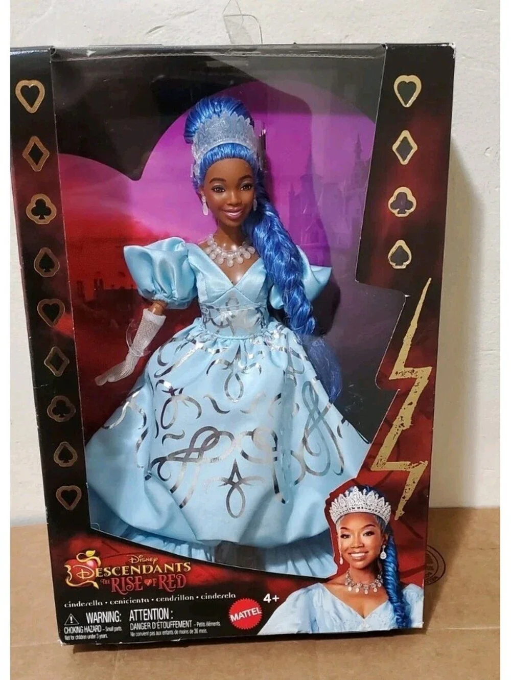 Disney Descendants: The Rise of Red Cinderella Doll (Brandy) - Mattel HWV08 NIB